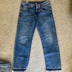 R 13 cropped jeans